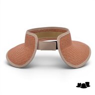 seeberger visor paperbraid brown and orange