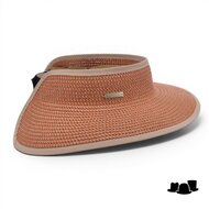 seeberger visor paperbraid brown and orange