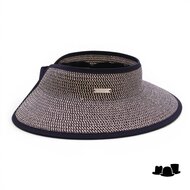 seeberger visor paperbraid naturel zwart