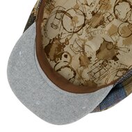 stetson hatteras newsboy cap barista patchwork khaki