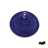 bedacht zomer baret basic katoen blue white