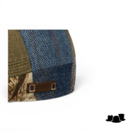 stetson ivy cap texas barista patcwork linen khaki
