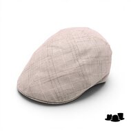 jos van dijck ivy pet six panel katoen relief naturel