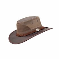 barmah foldaway cooler brown cattle leather mesh brown 