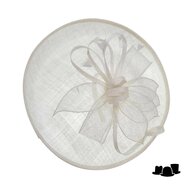 seeberger fascinator disc wanda sinamay wit