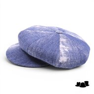 jos van dijck ballonpet alis99 katoen distressed blauw