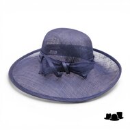 seeberger gelegenheidshoed sinamay mika donker blauw