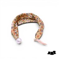 onkar neckerchief click and go satijn flowers old gold