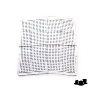 onkar neckerchief geometric satijn black ivory