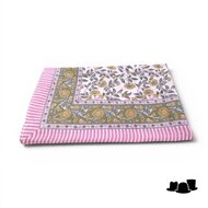 onkar zomer sjaal en pareo meera botanical dessin green and blush