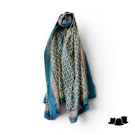 onkar zomer sjaal en pareo leela petrol and cream