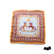 onkar neckerchief horses orange