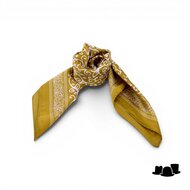 onkar neckerchief sjaaltje satijn golden ochre