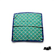 onkar neckerchief sjaaltje satijn art deco green and gold