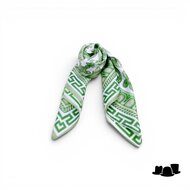 onkar neckerchief sjaaltje satijn athens green