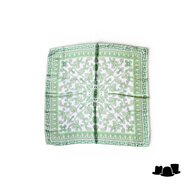 onkar neckerchief sjaaltje satijn athens green