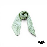 onkar neckerchief sjaaltje satijn pailey mint green