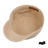 stetson army cap gosper cotton beige