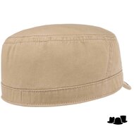 stetson army cap gosper cotton beige