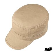 stetson army cap gosper cotton beige