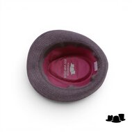 jos van dijck trilby wol donkerblauw bruin