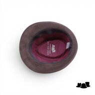 jos van dijck trilby wol chevron bruin