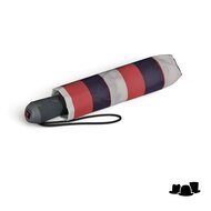 knirps paraplu large duomatic stripe red