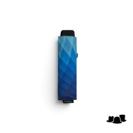 doppler paraplu carbonsteel mini slim fusion blue