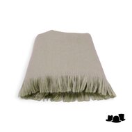 jos van dijck sjaal alpaca wol khaki groen