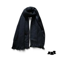 jos van dijck sjaal alpaca wol zwart