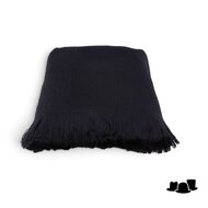 jos van dijck sjaal alpaca wol zwart