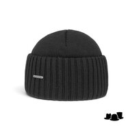 stetson beanie northport merino wool knit black