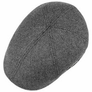 stetson ivy cap texas woolmix small herringbone grey