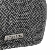 stetson ivy cap texas woolmix small herringbone grey