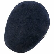 stetson ivy cap texas woolmix herringbone blauw