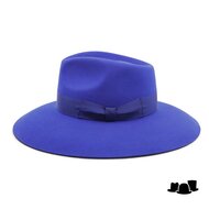 jos van dijck fedora 493 haarvilt lilly cobalt blue