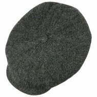 stetson newswboy cap hatteras woolrich herringbone sage green