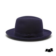 barbisio fedora premium haarvilt midnight blue