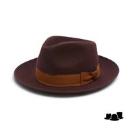 baldini fedora haarvilt bruin en nocciola