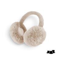 fiebig earwarmers faux fur beige