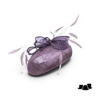 eigen atelier fascinator dopje mauve