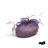 eigen atelier fascinator dopje mauve