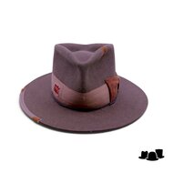 jos van dijck by silvester maria bespoke fedora haarvilt robusta brown