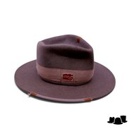 jos van dijck by silvester maria bespoke fedora haarvilt robusta brown