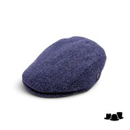 city sport ivy pet 92 harris tweed visgraat spikkel blauw