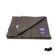 city sport sjaal british tweed ruit groen bruin