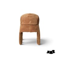 kangol flat cap met oorkleppen cosy cord bugatti