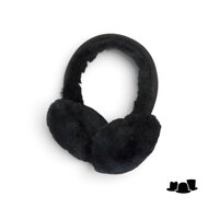 fiebig earwarmers leather and wool black