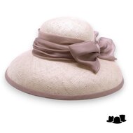 frasconi gelegenheidshoed tiffany sisal goud beige