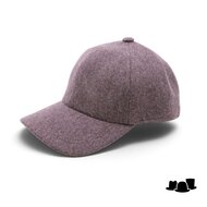 alfonso deste baseball cap wolmix taupe grijs